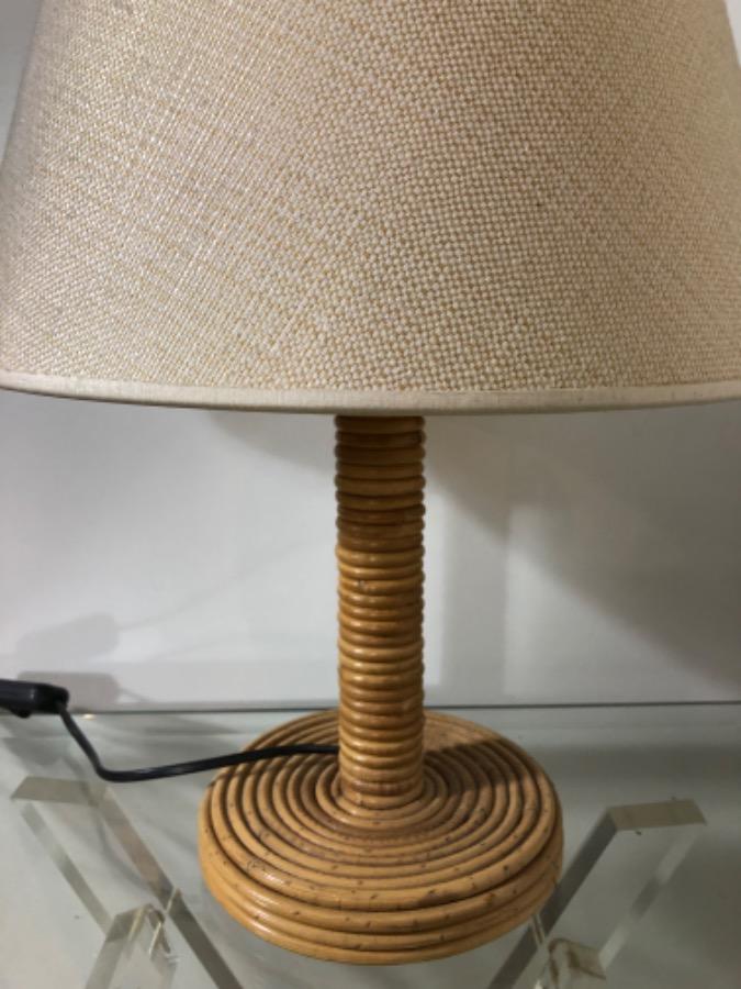 Lampe style bambou 