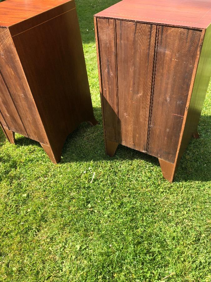 Pair of victorian chest of drawers . Very nice quality.